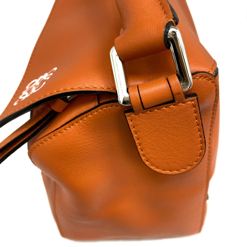 △ Loewe 羅意威 Orange Calfskin Puzzle 2 Way Bag #M 橙色小牛皮兩用袋 - 257023480-22