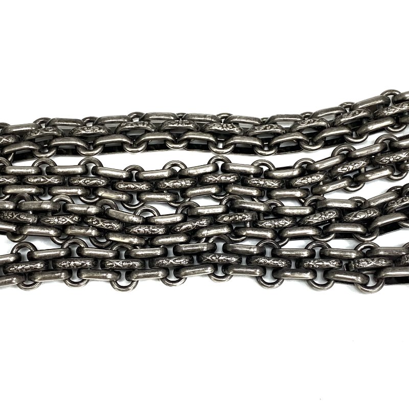 △ Chanel 香奈兒 2.55 Maxi Black Enamel Ruthenium-Finish Metal Chain Shoulder Bag No.14 2.55黑色漆皮鍍釕金屬鎖鏈肩背袋No.14 - 257023146-11