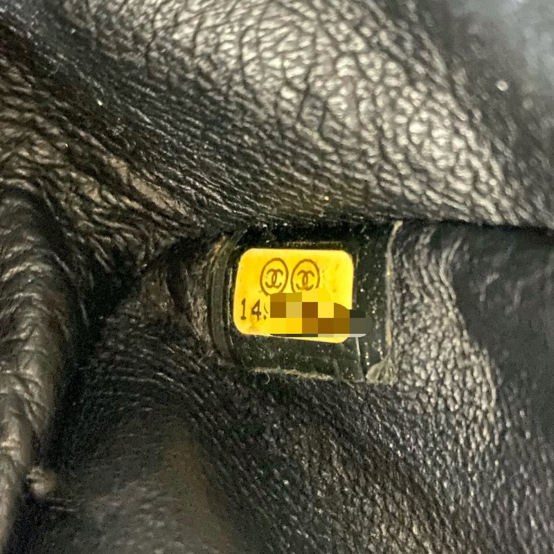 △ Chanel 香奈兒 2.55 Maxi Black Enamel Ruthenium-Finish Metal Chain Shoulder Bag No.14 2.55黑色漆皮鍍釕金屬鎖鏈肩背袋No.14 - 257023146-24