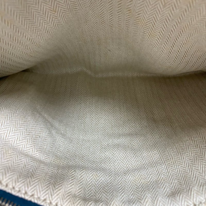 △ Hermes 愛馬仕 Grey Blue Negonda Calfskin Palladium Plated Metal Garden Party 36 Tote Bag Stamp [P] 灰藍色壓紋小牛皮鍍鈀金屬托特袋[P]刻 - 257023820-21