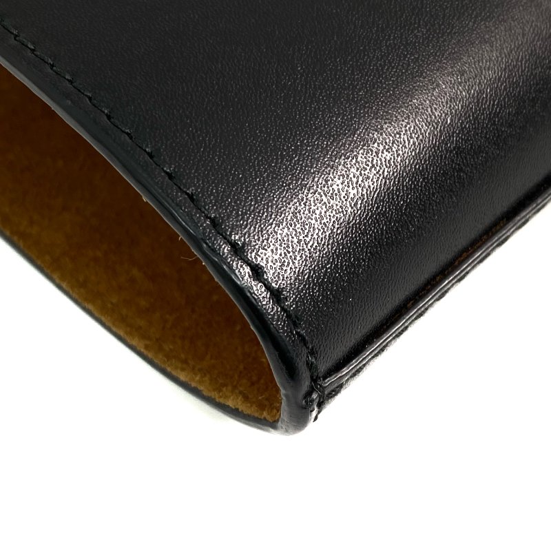 △ Bottega Vaneta 寳緹嘉 Black Lambskin Maxi Cassette Shoulder Bag 黑色小羊皮肩背袋 - 257024008-7