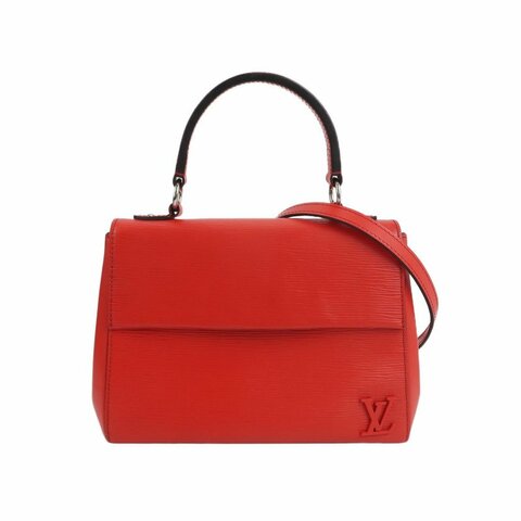 Louis Vuitton(LV)ClunyBB牛皮水波紋翻蓋斜挎包單肩包