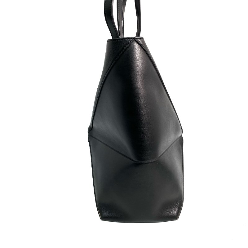 △ Loewe 羅意威 Black Calfskin Puzzle Fold Shoulder Bag 黑色小牛皮肩背袋 - 257024144-3
