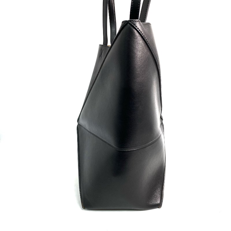 △ Loewe 羅意威 Black Calfskin Puzzle Fold Shoulder Bag 黑色小牛皮肩背袋 - 257024144-4