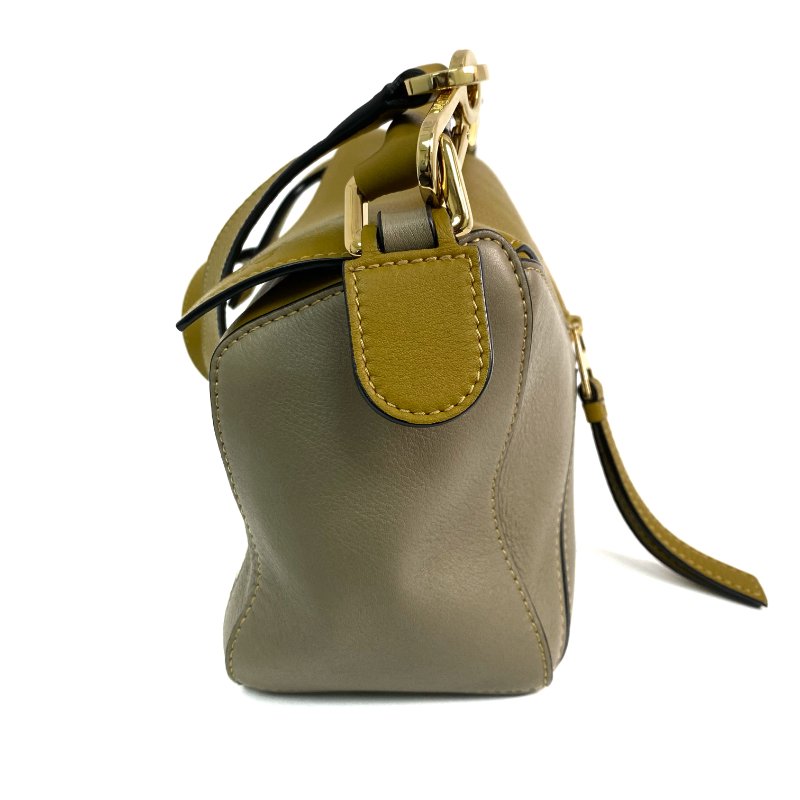△ Loewe 羅意威 Beige, Yellow Brown And Grey Calfskin Puzzle 2 Way Bag 米白色, 土黃色, 灰色小牛皮兩用袋 - 257023987-3