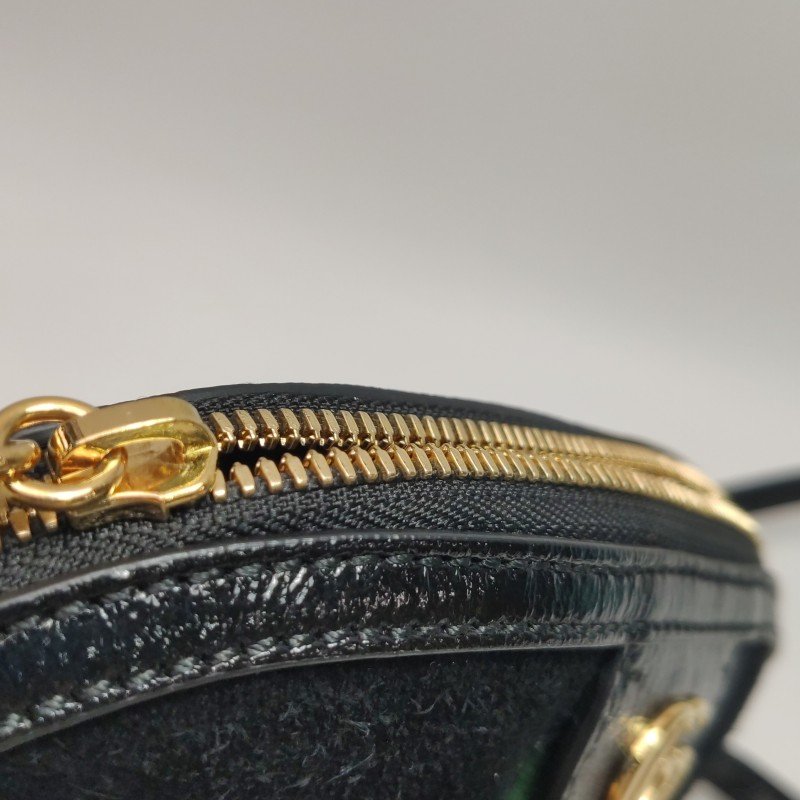 Gucci Ophidia小號帆布翻毛皮油蠟皮撞色條紋雙G斜挎包單肩包-9