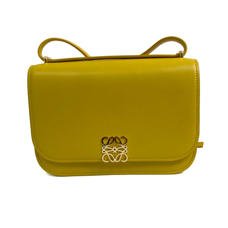 △ Loewe 羅意威 Yellow Calsfkin Goya Shoulder Bag 黃色小牛皮肩背袋 - 257023988-1