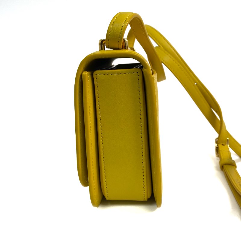 △ Loewe 羅意威 Yellow Calsfkin Goya Shoulder Bag 黃色小牛皮肩背袋 - 257023988-3