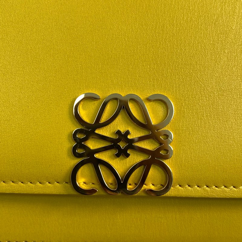 △ Loewe 羅意威 Yellow Calsfkin Goya Shoulder Bag 黃色小牛皮肩背袋 - 257023988-13
