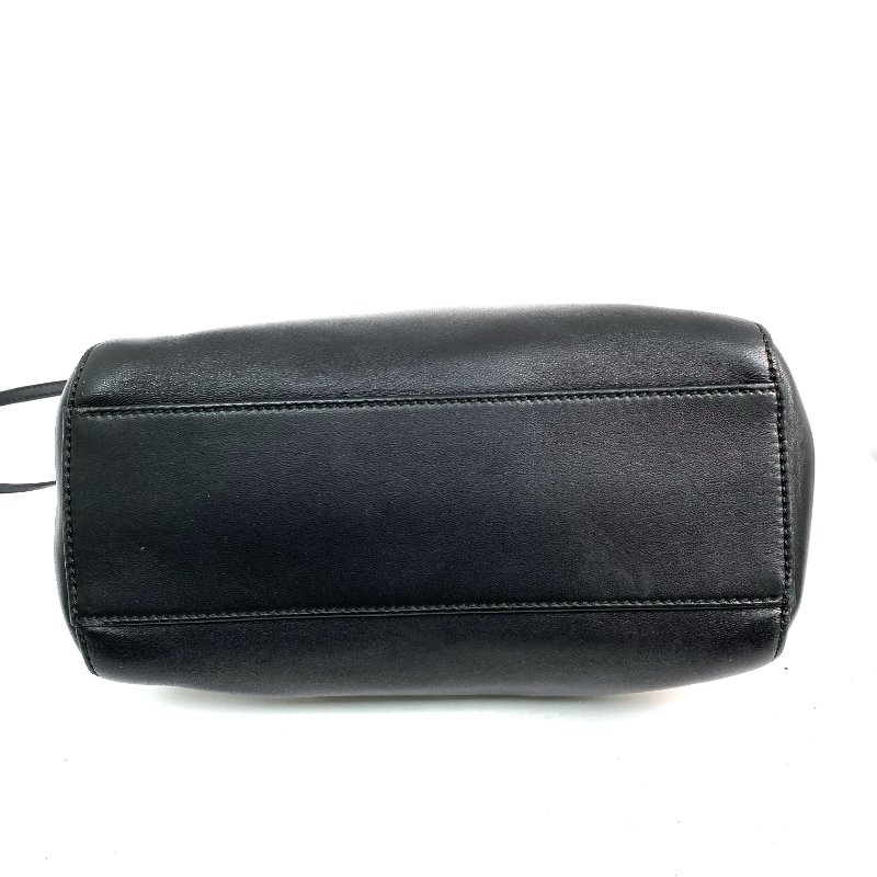 △ Fendi 芬迪 Black Calfskin Peekaboo Mini 2 Way Bag 8BN244 黑色小牛皮兩用袋 - 257024219-4