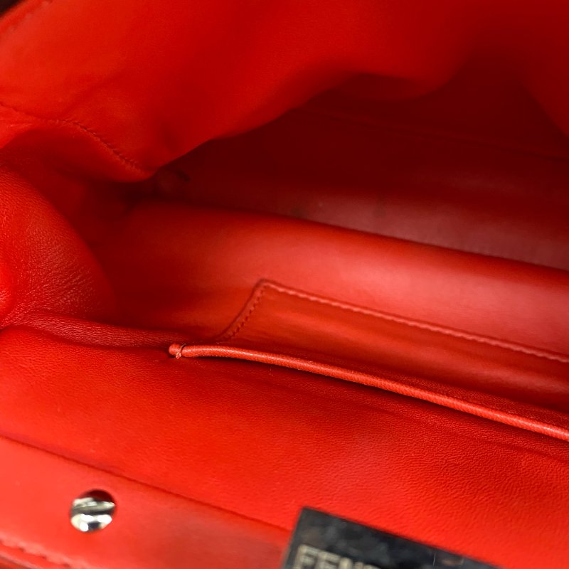 △ Fendi 芬迪 Black Calfskin Peekaboo Mini 2 Way Bag 8BN244 黑色小牛皮兩用袋 - 257024219-15