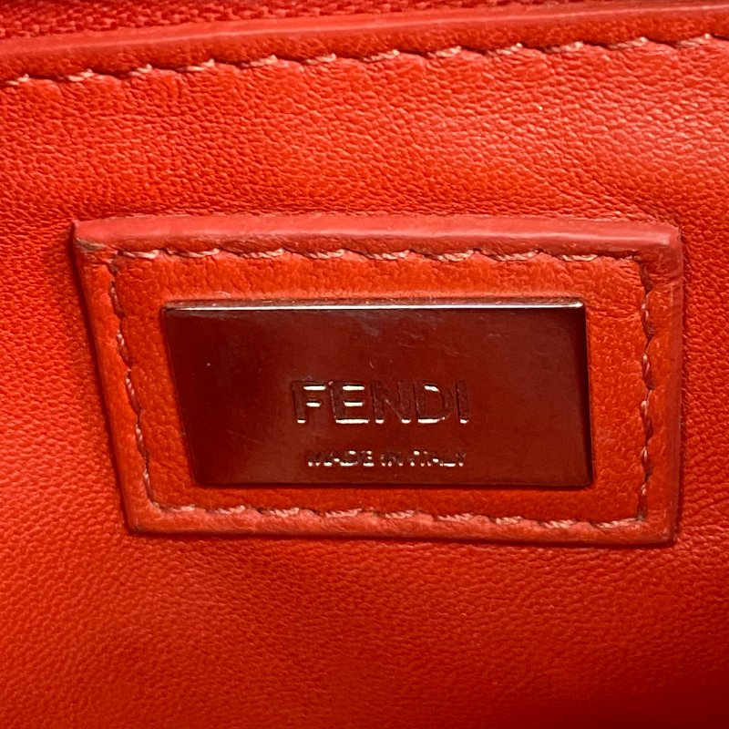 △ Fendi 芬迪 Black Calfskin Peekaboo Mini 2 Way Bag 8BN244 黑色小牛皮兩用袋 - 257024219-18