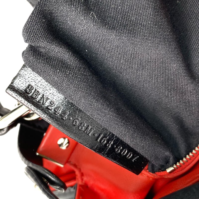 △ Fendi 芬迪 Black Calfskin Peekaboo Mini 2 Way Bag 8BN244 黑色小牛皮兩用袋 - 257024219-22