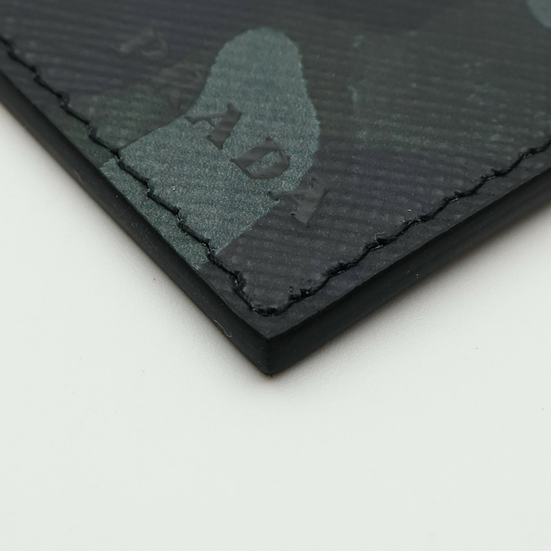 PRADA 皮革Card Case銀扣卡片套-15