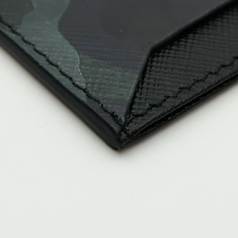 PRADA 皮革Card Case銀扣卡片套-16