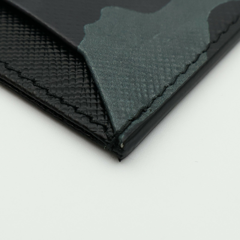 PRADA 皮革Card Case銀扣卡片套-17