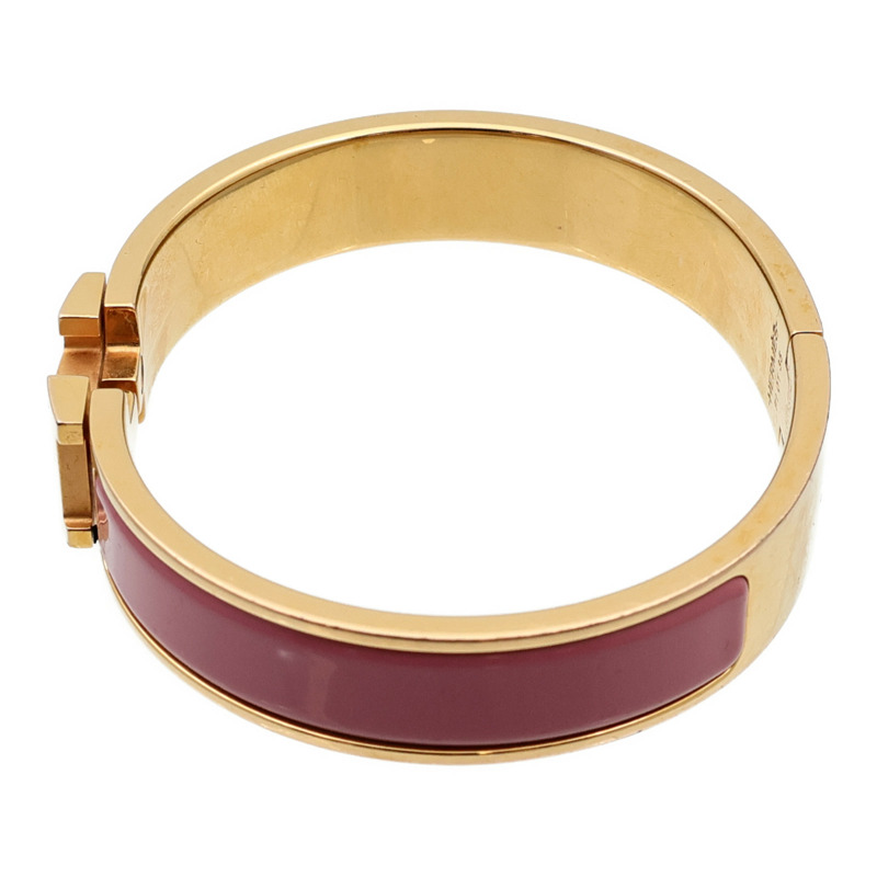 HERMES 金屬/琺瑯Clic H手鐲-3