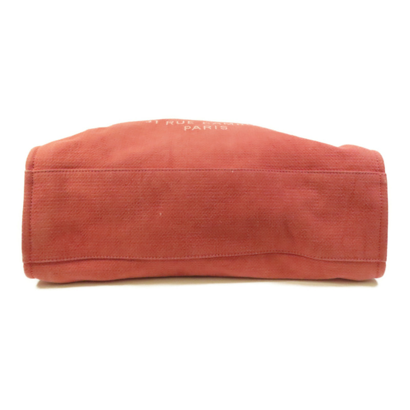 CHANEL 帆布Deauville Tote Extra Large銀扣手挽肩背兩用袋-3