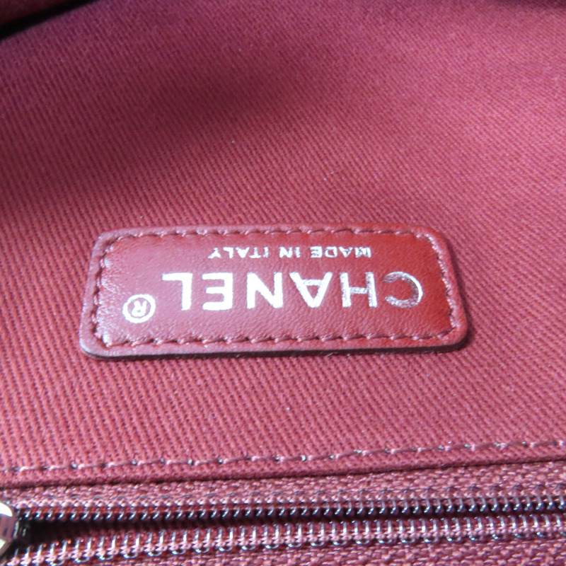 CHANEL 帆布Deauville Tote Extra Large銀扣手挽肩背兩用袋-8