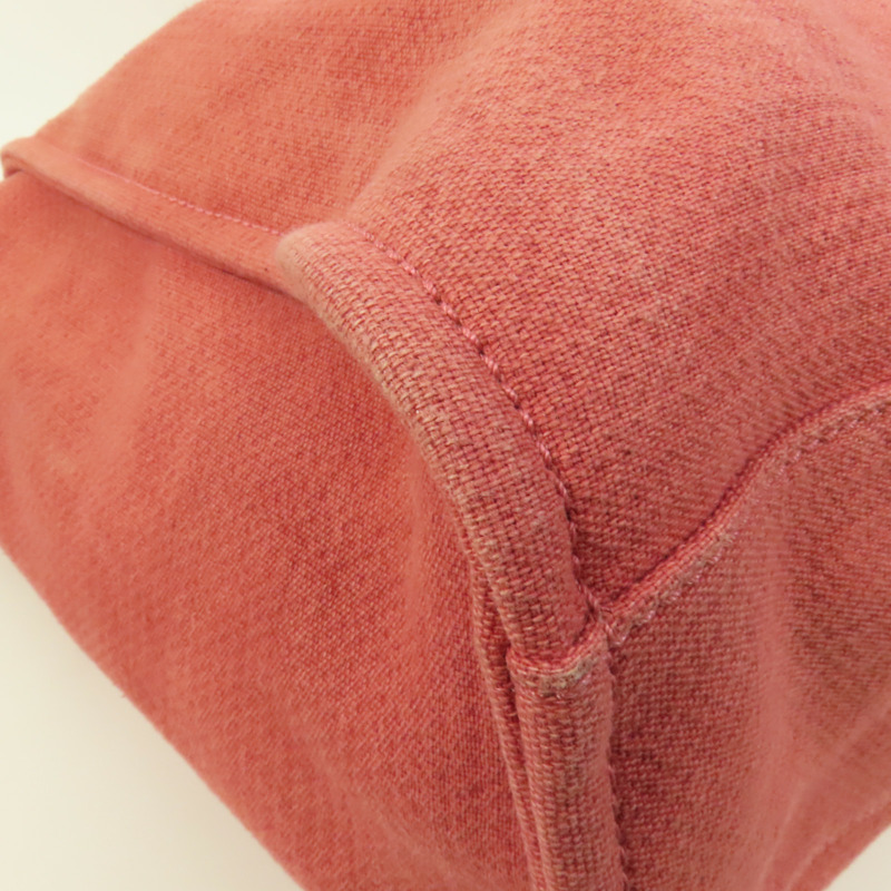 CHANEL 帆布Deauville Tote Extra Large銀扣手挽肩背兩用袋-11