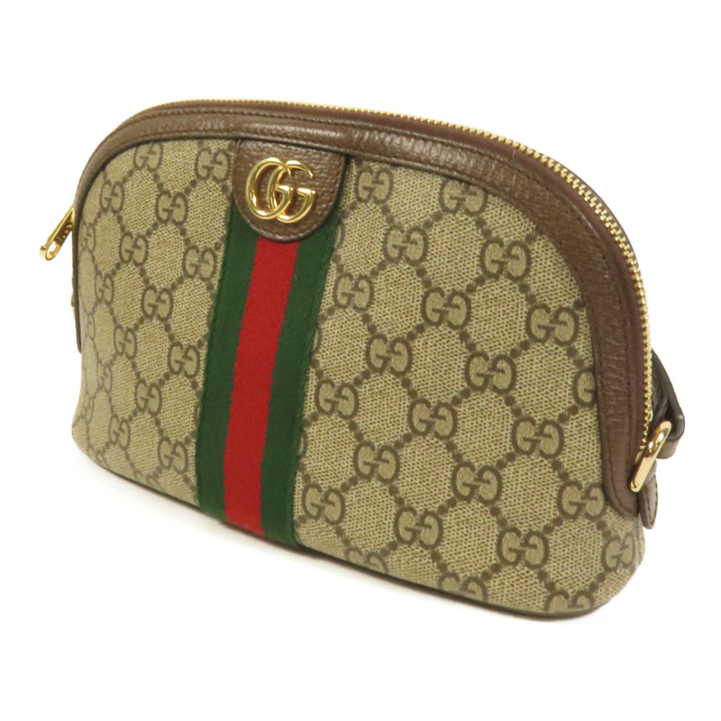 GUCCI 塗層帆布Ophidia GG Pouch金扣肩背袋-2