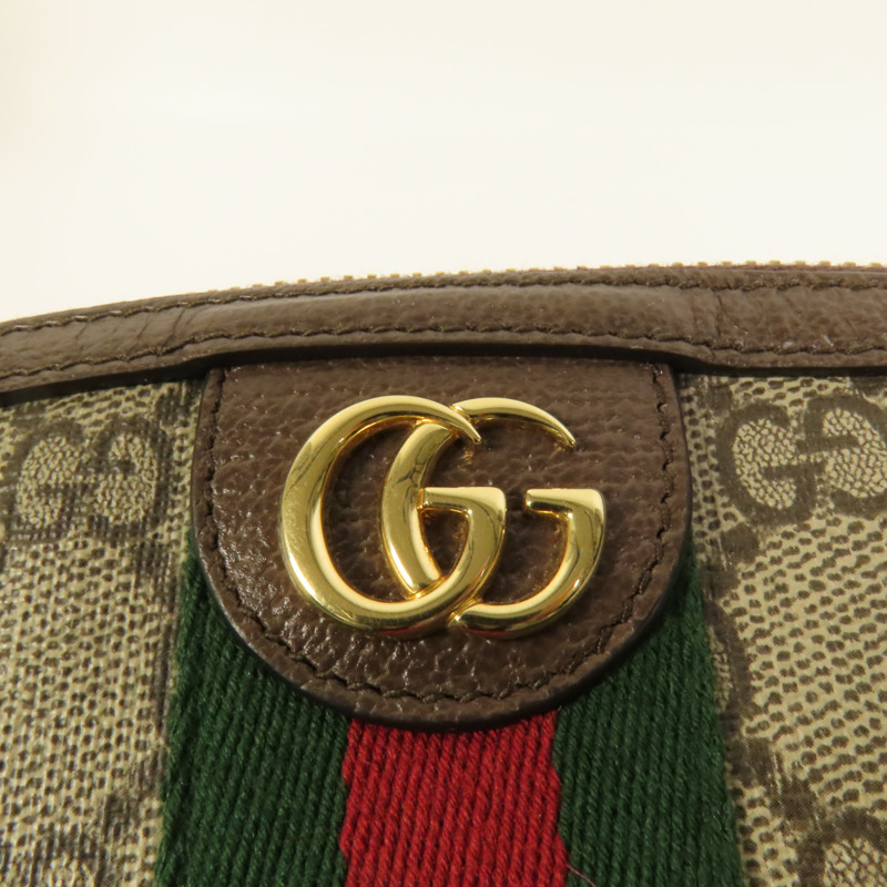 GUCCI 塗層帆布Ophidia GG Pouch金扣肩背袋-5