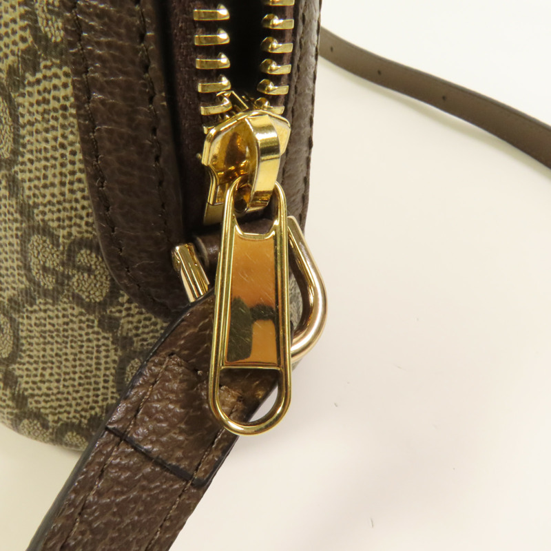 GUCCI 塗層帆布Ophidia GG Pouch金扣肩背袋-8