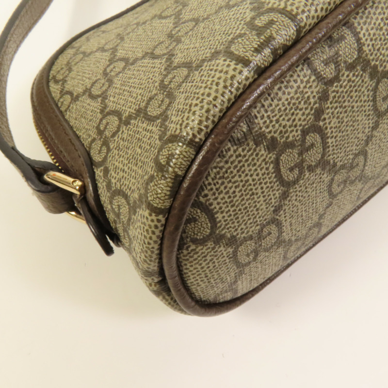 GUCCI 塗層帆布Ophidia GG Pouch金扣肩背袋-12
