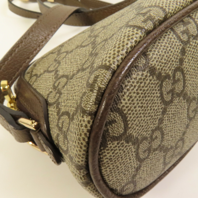 GUCCI 塗層帆布Ophidia GG Pouch金扣肩背袋-13