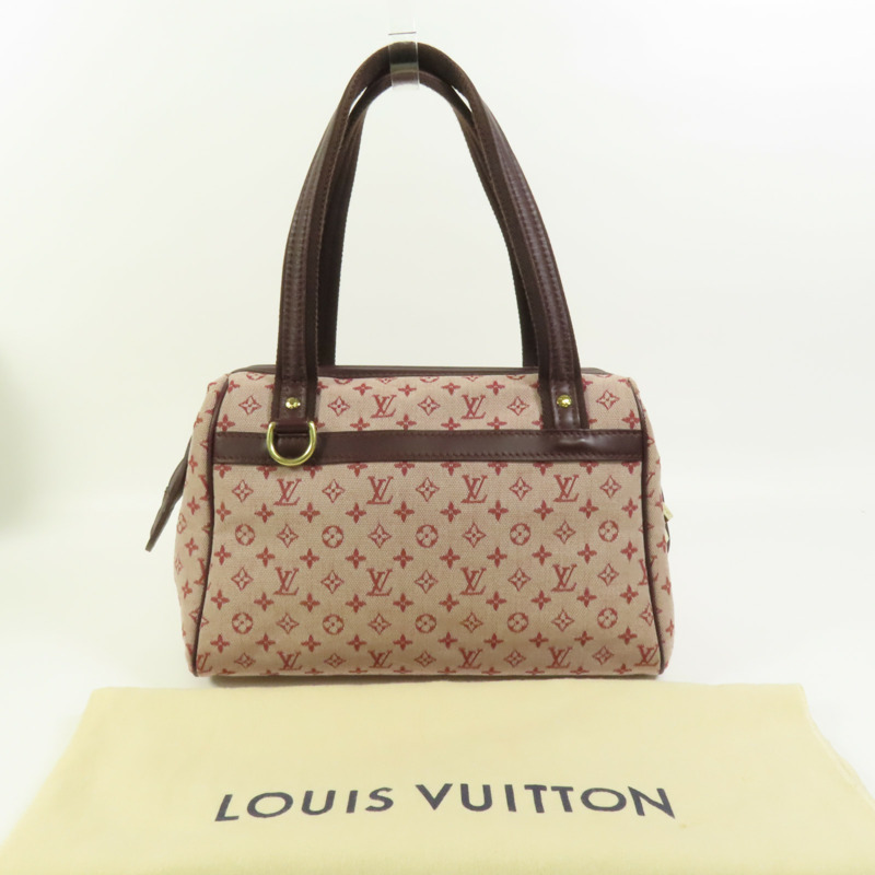 LOUIS VUITTON Monogram Mini Josephine PM金扣手挽袋-10