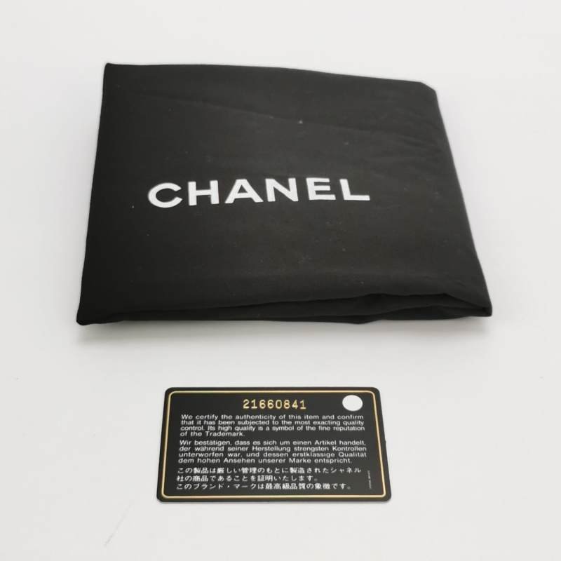 Chanel BoyBag牛皮拼色方形雙C鎖扣單肩包-8