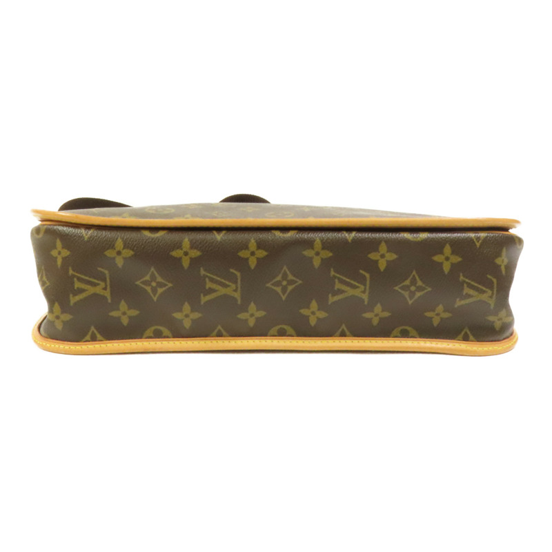 LOUIS VUITTON Monogram Bosphore金扣肩背袋棕色-3