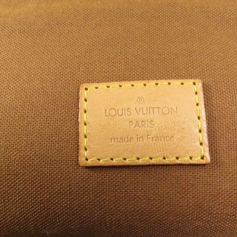 LOUIS VUITTON Monogram Bosphore金扣肩背袋棕色-7
