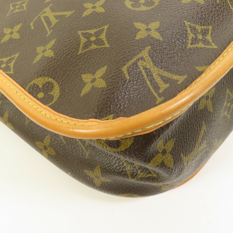 LOUIS VUITTON Monogram Bosphore金扣肩背袋棕色-12