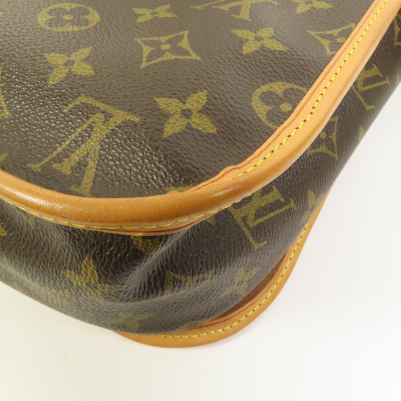LOUIS VUITTON Monogram Bosphore金扣肩背袋棕色-13