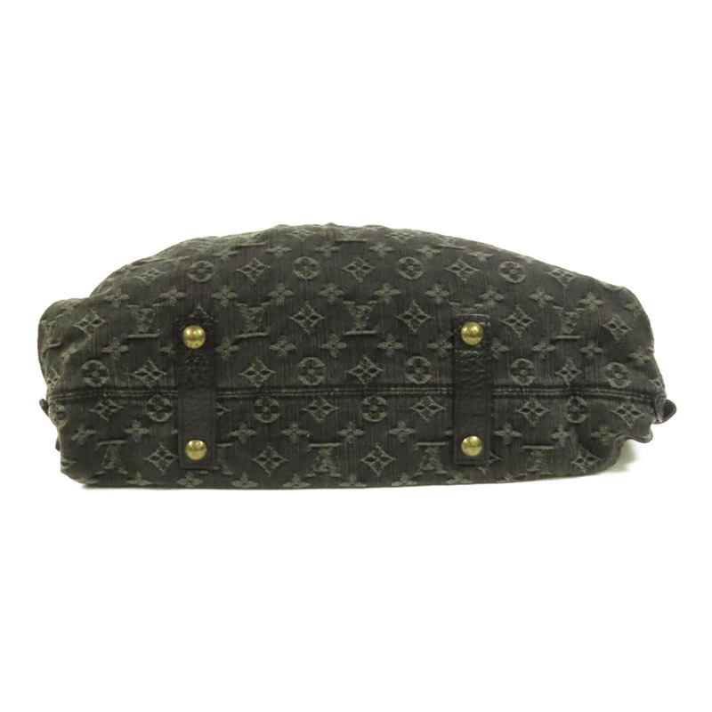 LOUIS VUITTON Monogram Denim Neo Cabby MM金扣手挽肩背兩用袋-3