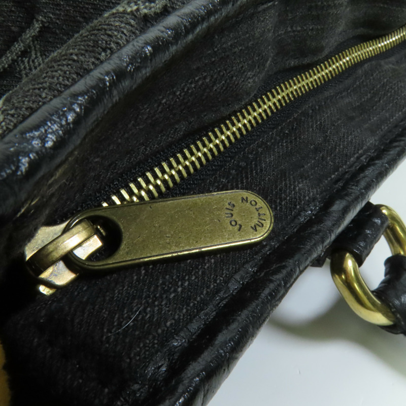 LOUIS VUITTON Monogram Denim Neo Cabby MM金扣手挽肩背兩用袋-7