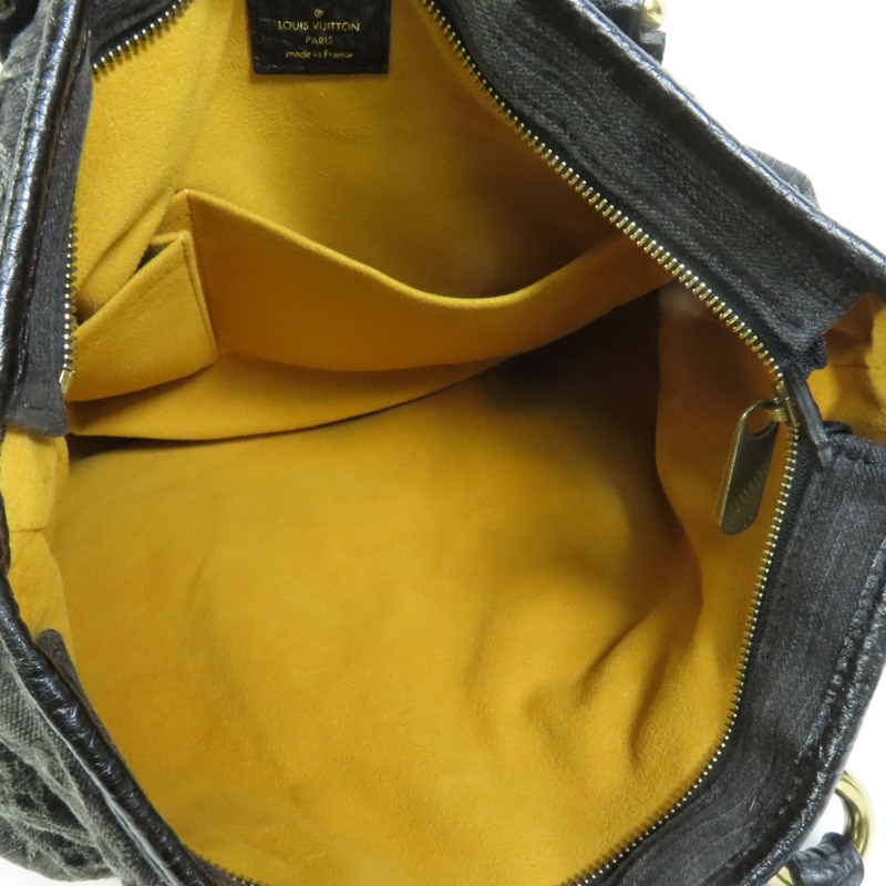 LOUIS VUITTON Monogram Denim Neo Cabby MM金扣手挽肩背兩用袋-8