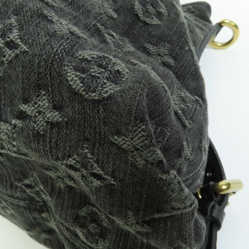 LOUIS VUITTON Monogram Denim Neo Cabby MM金扣手挽肩背兩用袋-13