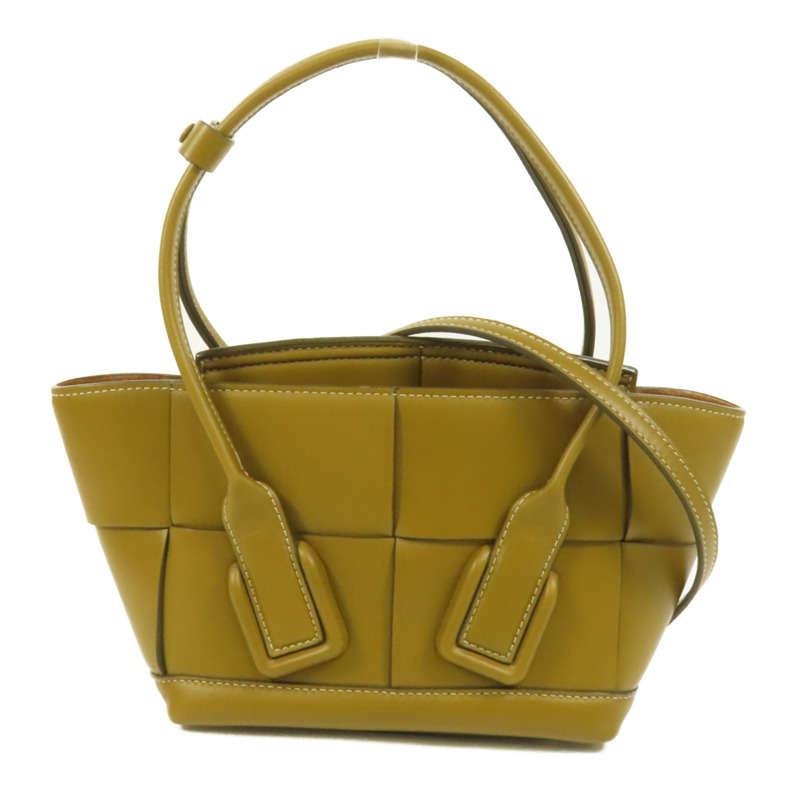 BOTTEGA VENETA 牛皮皮革Mini Arco Tote Bag手挽肩背兩用袋-0