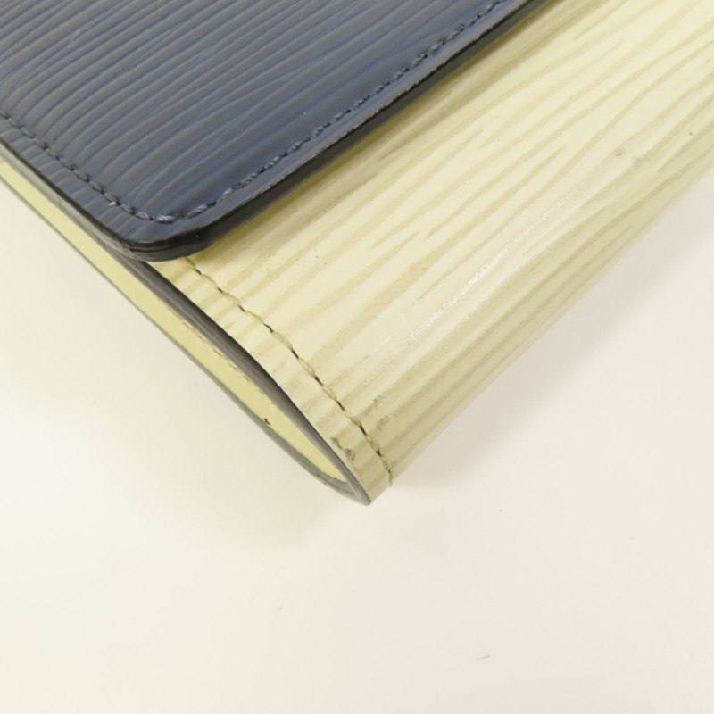 LOUIS VUITTON Epi Portefeuille Flore長錢包-9