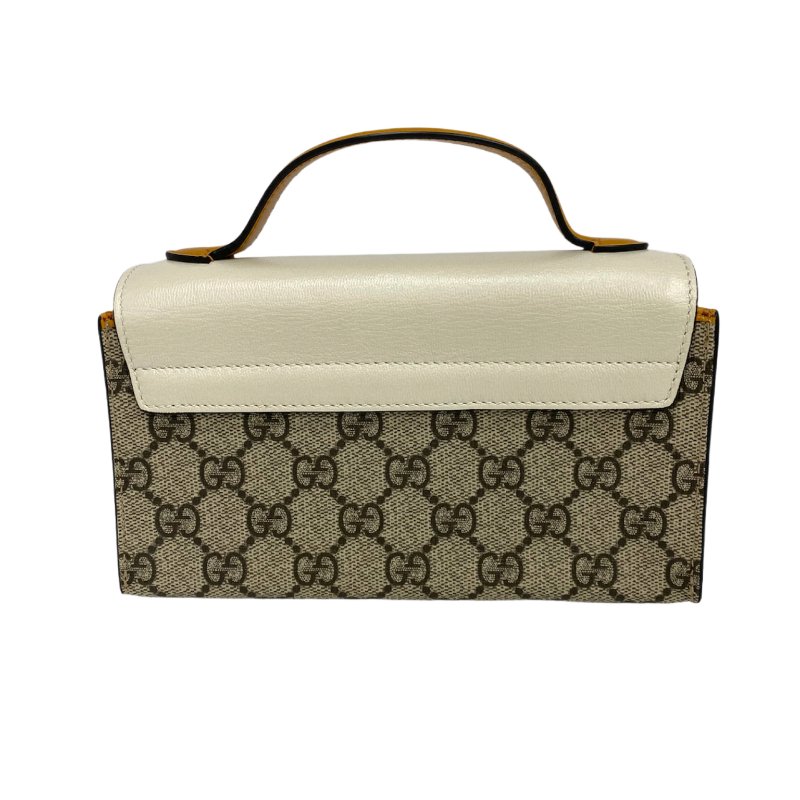 ☆ Gucci 古馳 Beige Coated Canvas Padlock Mini 2Way Bag 652683 米色塗層帆布兩用袋 652683 - 257024526-2