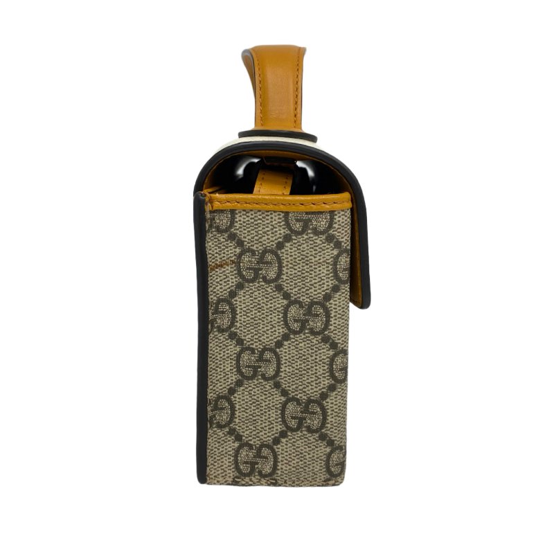 ☆ Gucci 古馳 Beige Coated Canvas Padlock Mini 2Way Bag 652683 米色塗層帆布兩用袋 652683 - 257024526-4