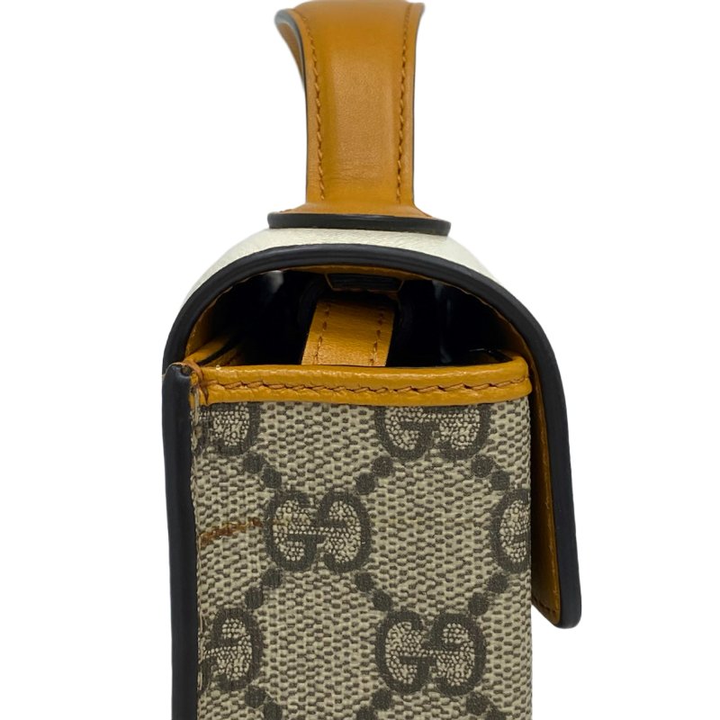 ☆ Gucci 古馳 Beige Coated Canvas Padlock Mini 2Way Bag 652683 米色塗層帆布兩用袋 652683 - 257024526-6