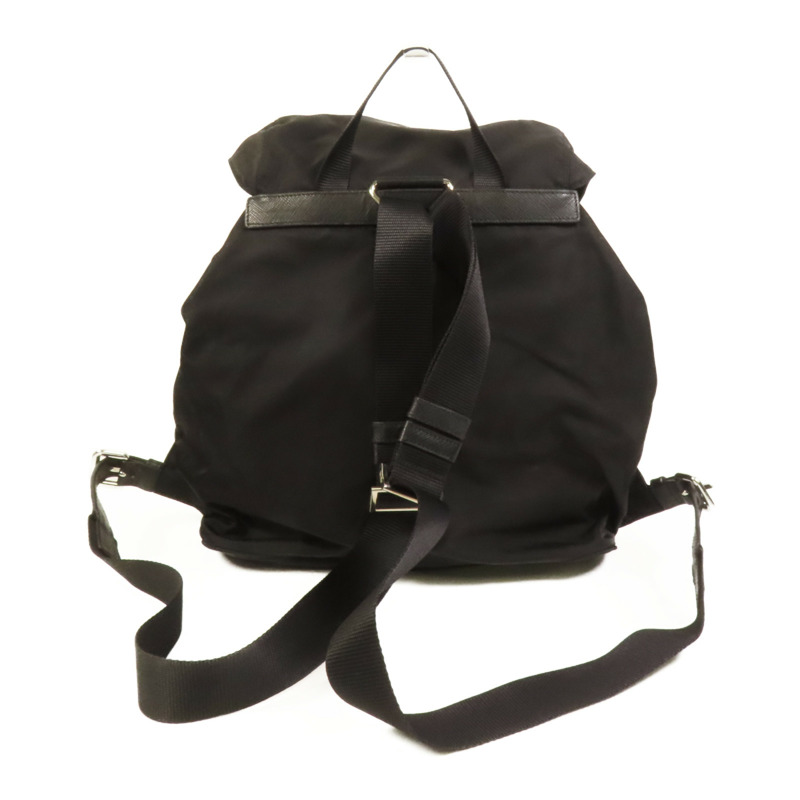 PRADA 尼龍Rucksack銀扣背包-1