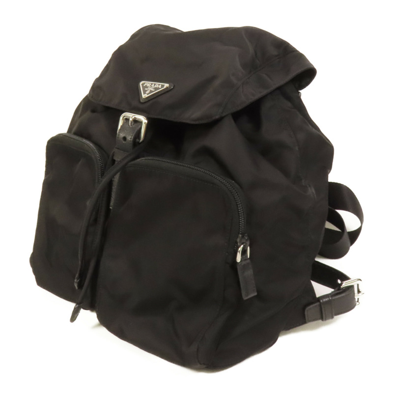 PRADA 尼龍Rucksack銀扣背包-2