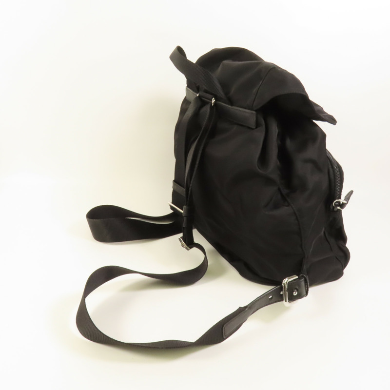 PRADA 尼龍Rucksack銀扣背包-4