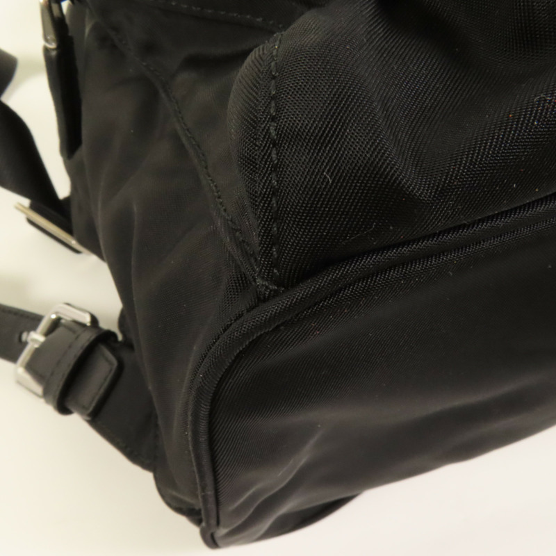 PRADA 尼龍Rucksack銀扣背包-11