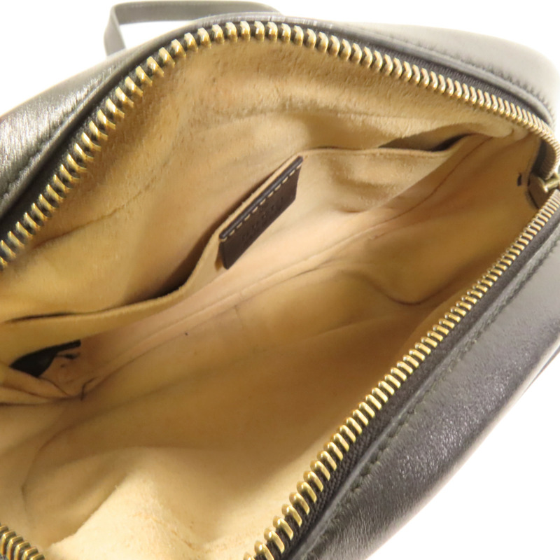 GUCCI 牛皮皮革GG Marmont Mini金扣肩背袋-6