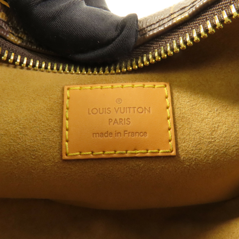 LOUIS VUITTON Monogram Loop金扣肩背袋棕色-8